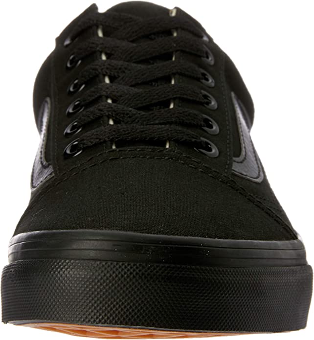 Vans "Canvas Old Skool" Sneakers (Black/Black) Skateboarding Skate Classic Shoes