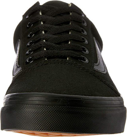 Vans "Canvas Old Skool" Sneakers (Black/Black) Skateboarding Skate Classic Shoes