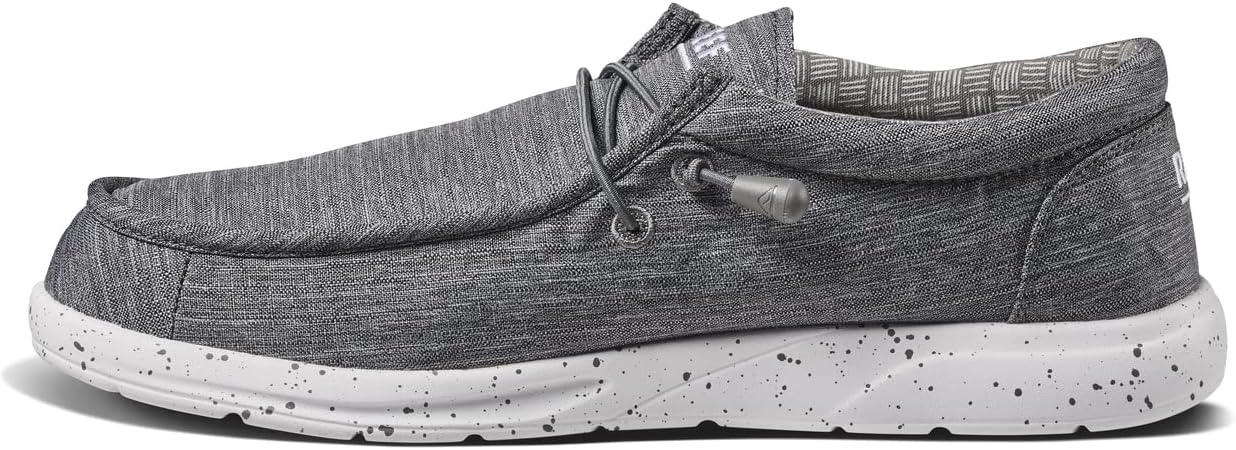 REEF Cushion Coast TX Men's Slip-On Memory Foam Comfort Shoe  Charcoal