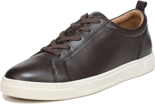 Vionic Lucas Men's Casual Arch Supportive Shoe Chocolate Leather