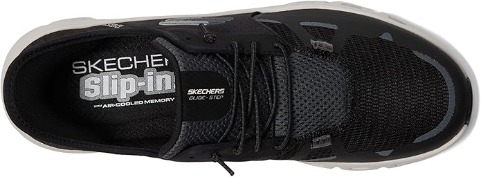 Skechers Men's Glide-Step Pro Hands Free Slip-in Sneaker, Black