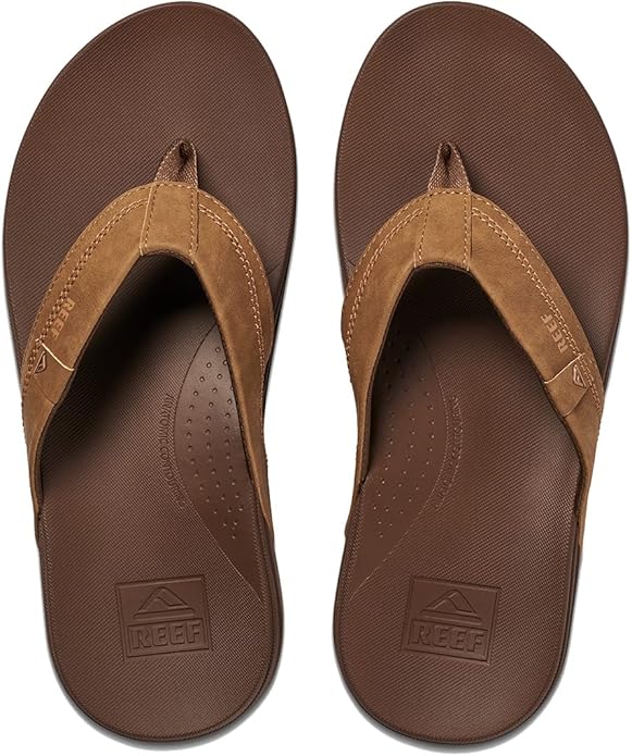 REEF Cushion Spring Men's Flip Flop Bronze – Ultra Soft Cushion Footbed, Lightweight Comfort Sandals