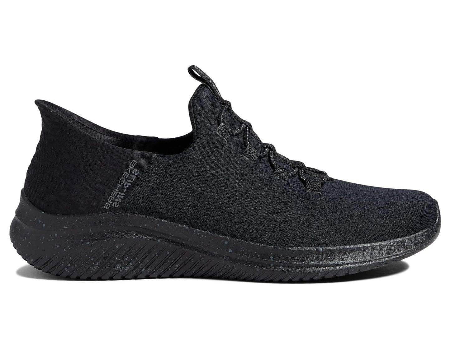 Skechers Men's Ultra Flex 3.0 Right Away Hands Free Slip-in Sneaker Loafer, Air-Cooled Memory Foam Insole, Breathable, Black
