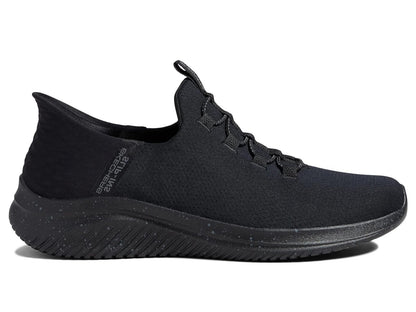 Skechers Men's Ultra Flex 3.0 Right Away Hands Free Slip-in Sneaker Loafer, Air-Cooled Memory Foam Insole, Breathable, Black