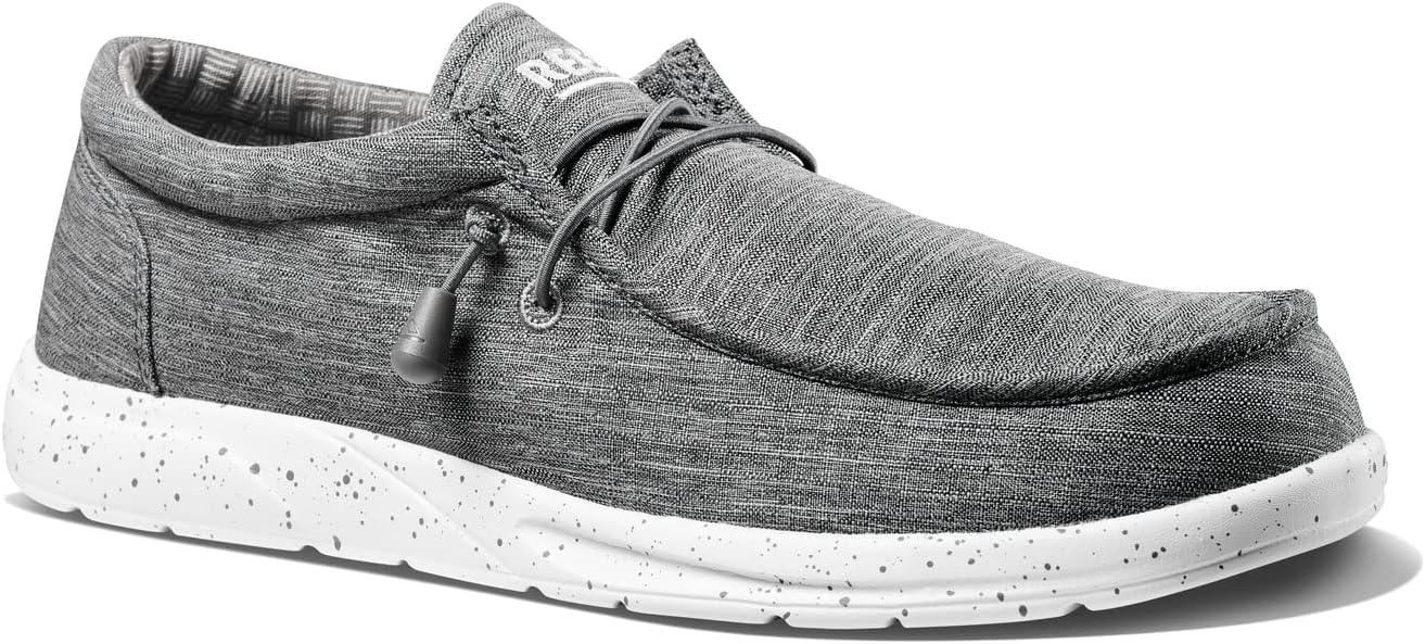 REEF Cushion Coast TX Men's Slip-On Memory Foam Comfort Shoe  Charcoal