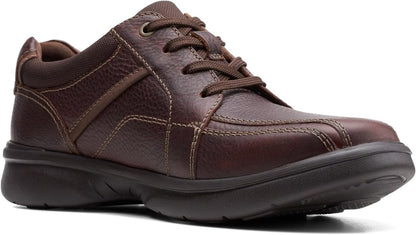 Clarks Men's Bradley Walk Oxford, Brown Tumbled Leather