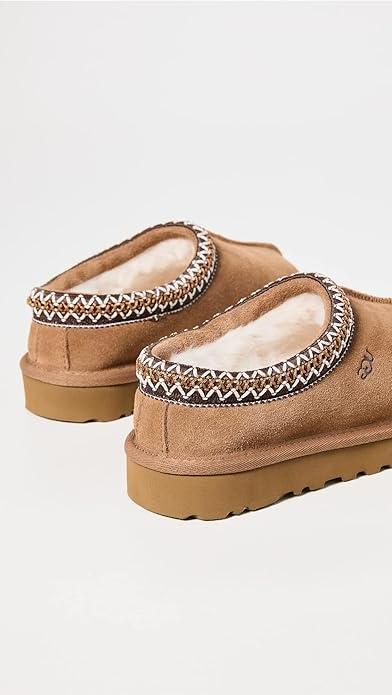 UGG Authentic Women's Tasman braid Slipper Shoes Chestnut 5955