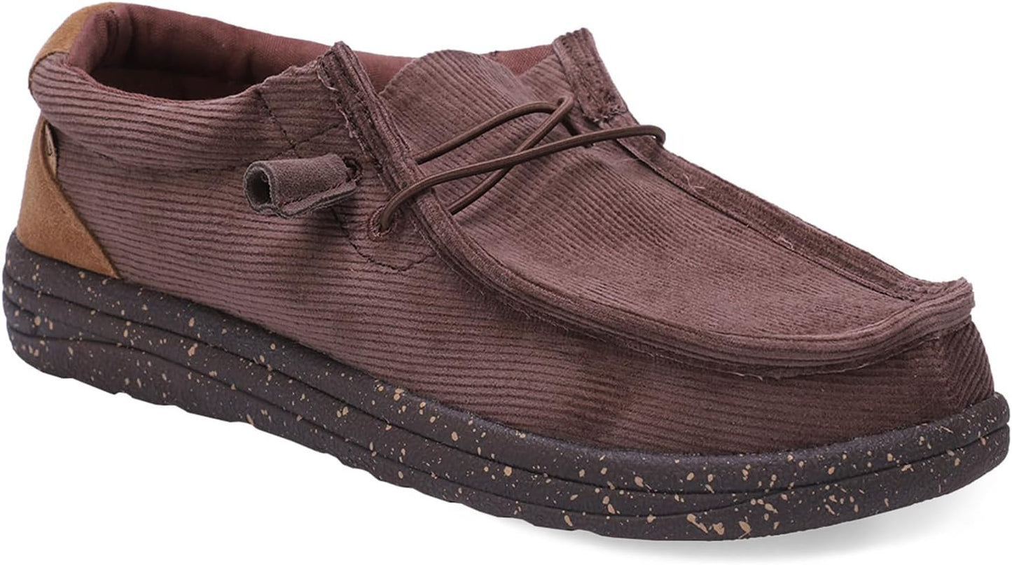 Lamo Men's, Paul Slip-On Chocolate Corduroy