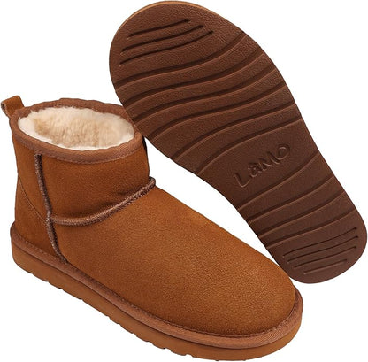 Lamo Kora Short Boots for Women -Chic Water resistant Suede Ankle Boots