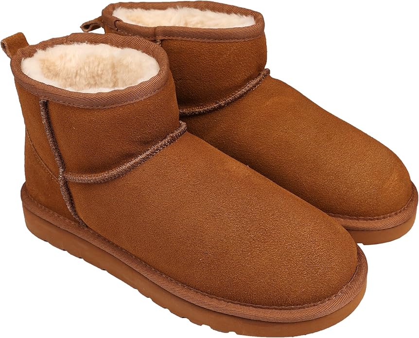 Lamo Kora Short Boots for Women -Chic Water resistant Suede Ankle Boots
