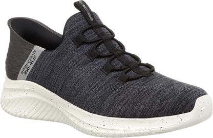 Skechers Men's Ultra Flex 3.0 Right Away Hands Free Slip-in Sneaker Loafer, Black