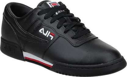 Fila Men's Original Fitness Fashion Sneaker, Black/White/Red