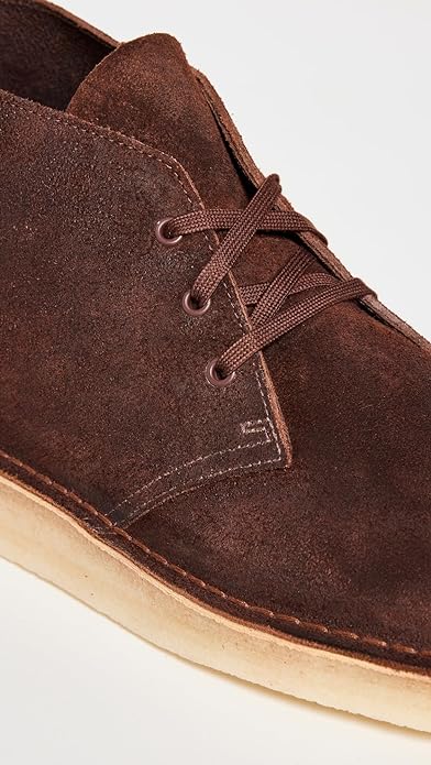 Clarks Men's Desert Coal Chukka Boot, British Tan Suede