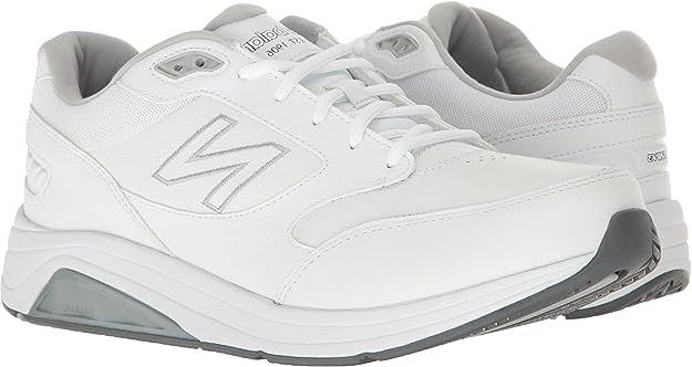 New Balance Men's 928v3 Walking Shoe White Leather Sneaker MW928WT3