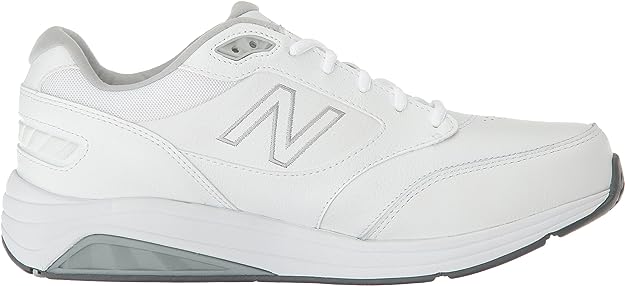 New Balance Men's 928v3 Walking Shoe White Leather Sneaker MW928WT3