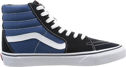 Vans "Sk8-Hi" Sneakers (Navy) Men's Canvas Suede Skateboard High-Top Shoes