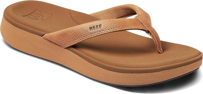 REEF Cushion Cloud Women's Flip Flop – Super Soft Molded Footbed, Arch Support, Lightweight Comfort, Natural