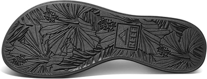 REEF Cushion Cloud Women's Flip Flop Black - Super Soft Molded Footbed, Enhanced Arch Support, Lightweight Water-Friendly Sandals