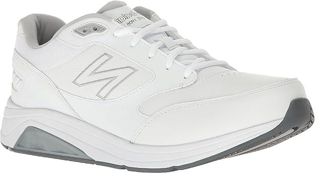 New Balance Men's 928v3 Walking Shoe White Leather Sneaker MW928WT3