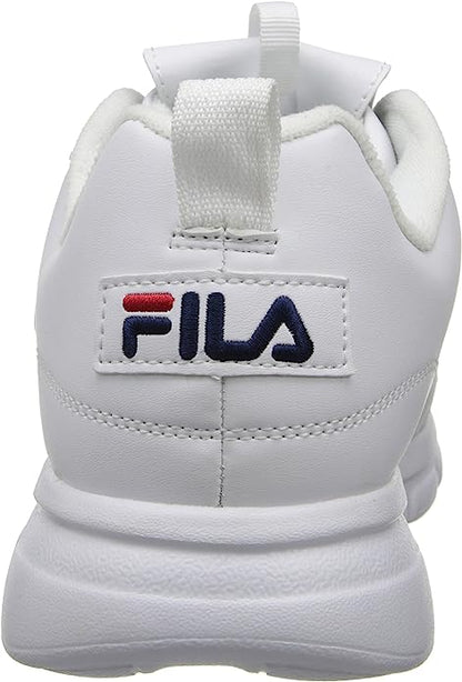 Fila Men's Disruptor SE Training Shoe, Fila White 1SX60022-166