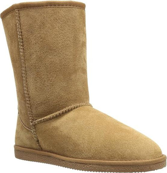 Women's Lamo, Classic 9-inch Boot P909W-CNT Chestnut Faux-Fur Suede