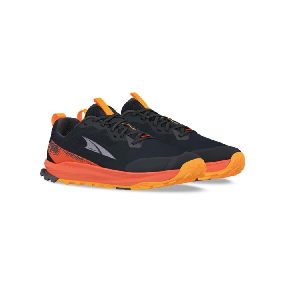 Altra Men's Lone Peak 9 Zero‑Drop Trail Running Shoes -Black/Red