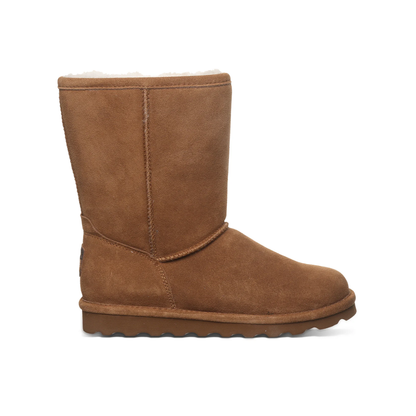 Bearpaw Women's Elle Short Suede Winter Boots - Hickory