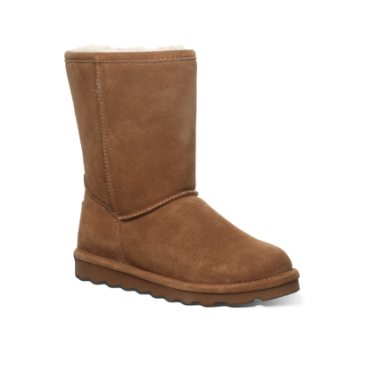 Bearpaw Women's Elle Short Suede Winter Boots - Hickory