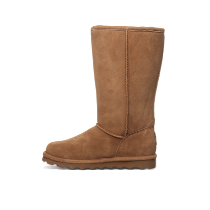 Bearpaw Women's Elle Tall Suede Winter Boots Wool Lined - Hickory