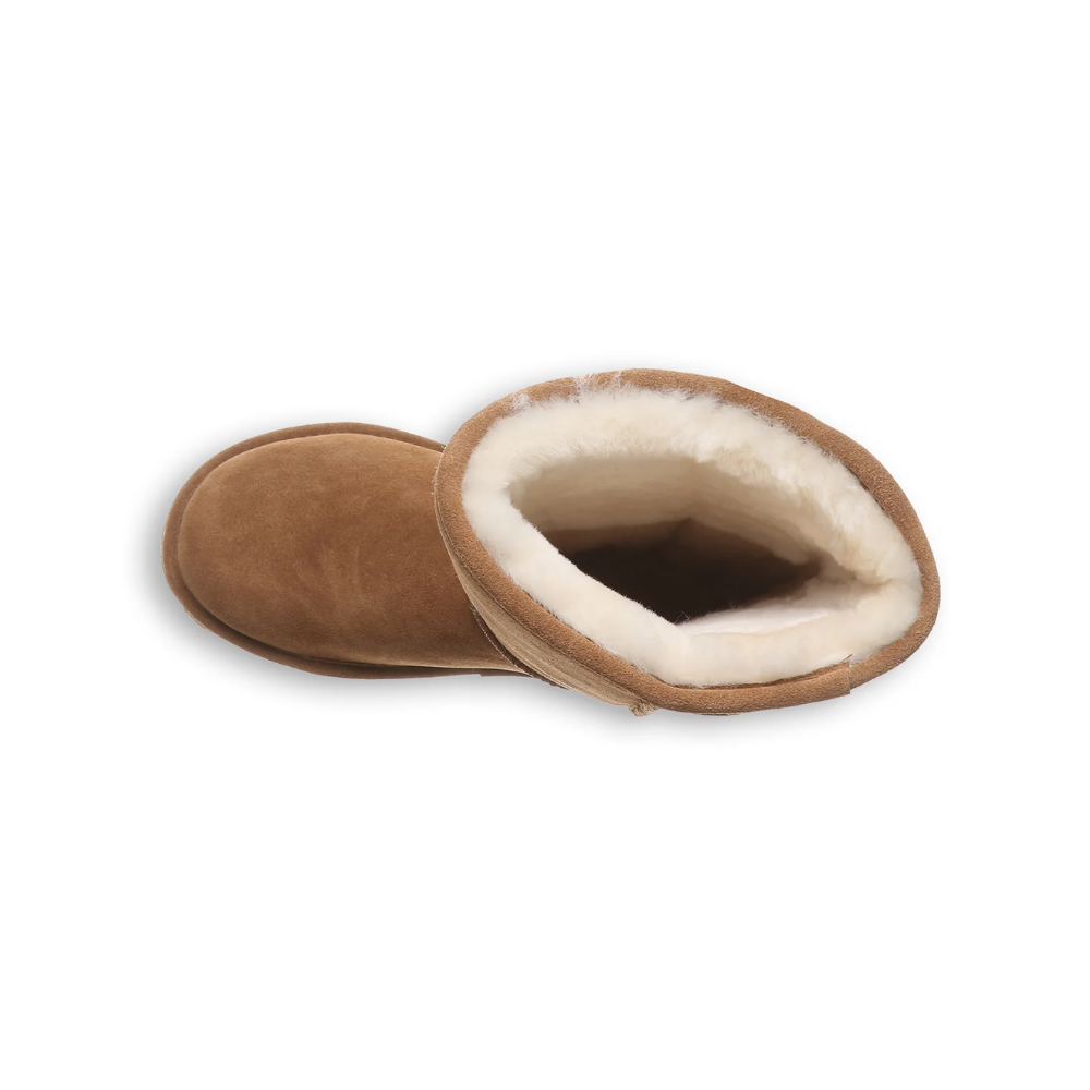 Bearpaw Women's Elle Tall Suede Winter Boots Wool Lined - Hickory