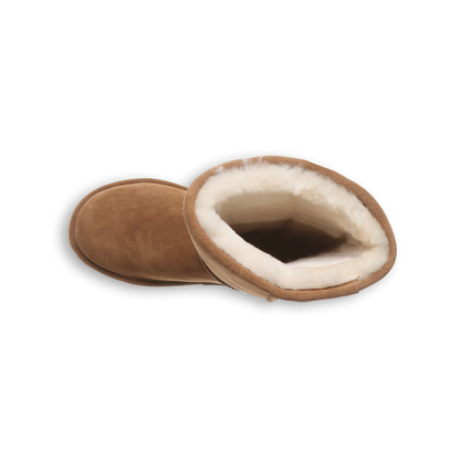 Bearpaw Women's Elle Tall Suede Winter Boots Wool Lined - Hickory