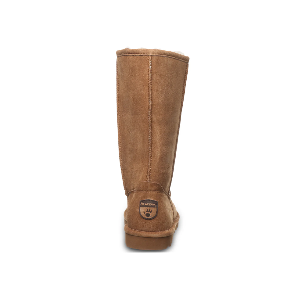 Bearpaw Women's Elle Tall Suede Winter Boots Wool Lined - Hickory
