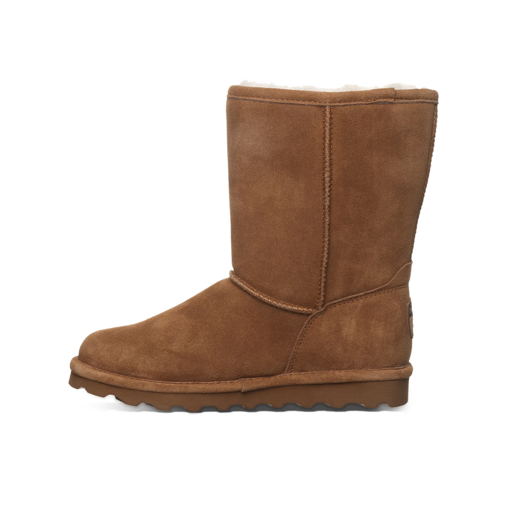 Bearpaw Women's Elle Short Suede Winter Boots - Hickory