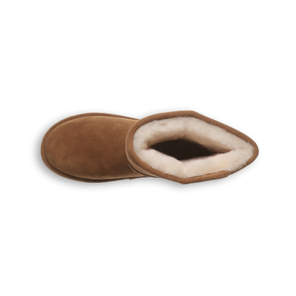 Bearpaw Women's Elle Short Suede Winter Boots - Hickory
