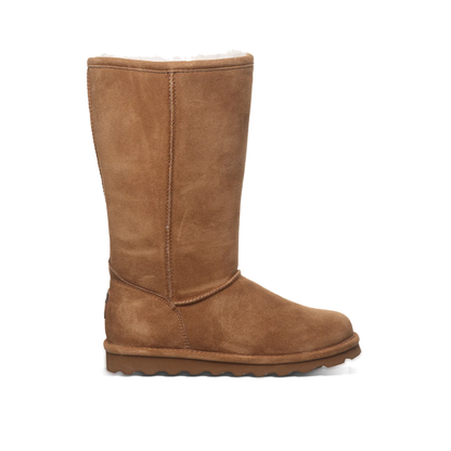 Bearpaw Women's Elle Tall Suede Winter Boots Wool Lined - Hickory