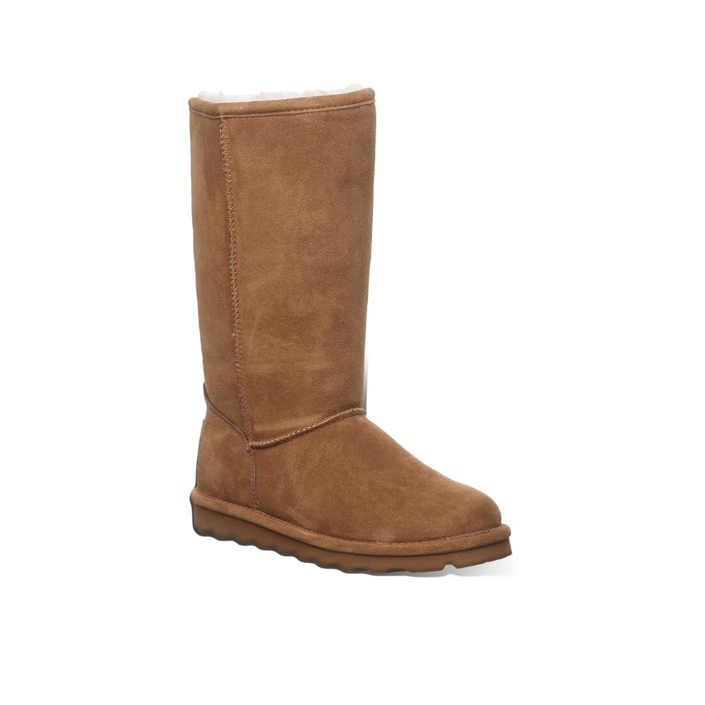 Bearpaw Women's Elle Tall Suede Winter Boots Wool Lined - Hickory