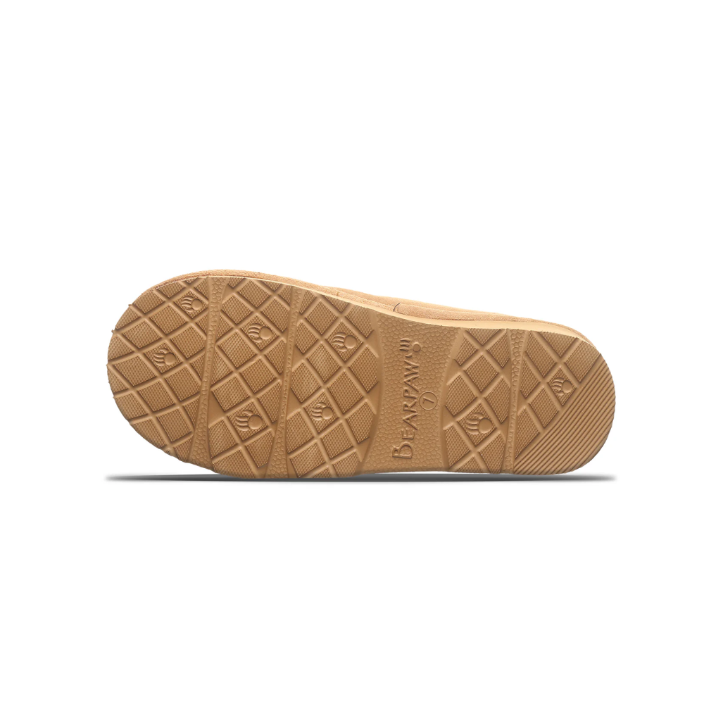 Bearpaw Women's Martis Suede Winter Slipper - Iced Coffee Solid