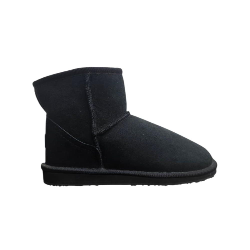 Burlee Australia Women's Classic Mini Sheepskin Boots - Black