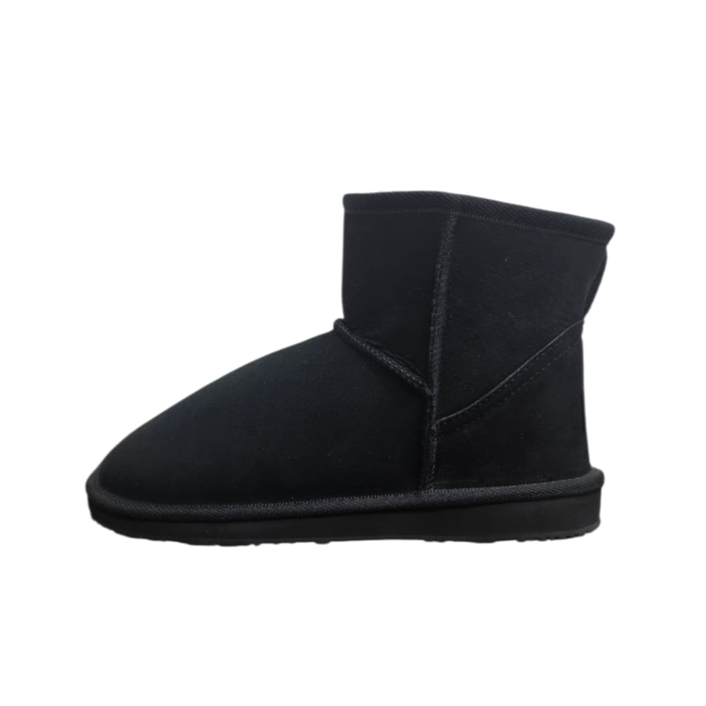Burlee Australia Women's Classic Mini Sheepskin Boots - Black