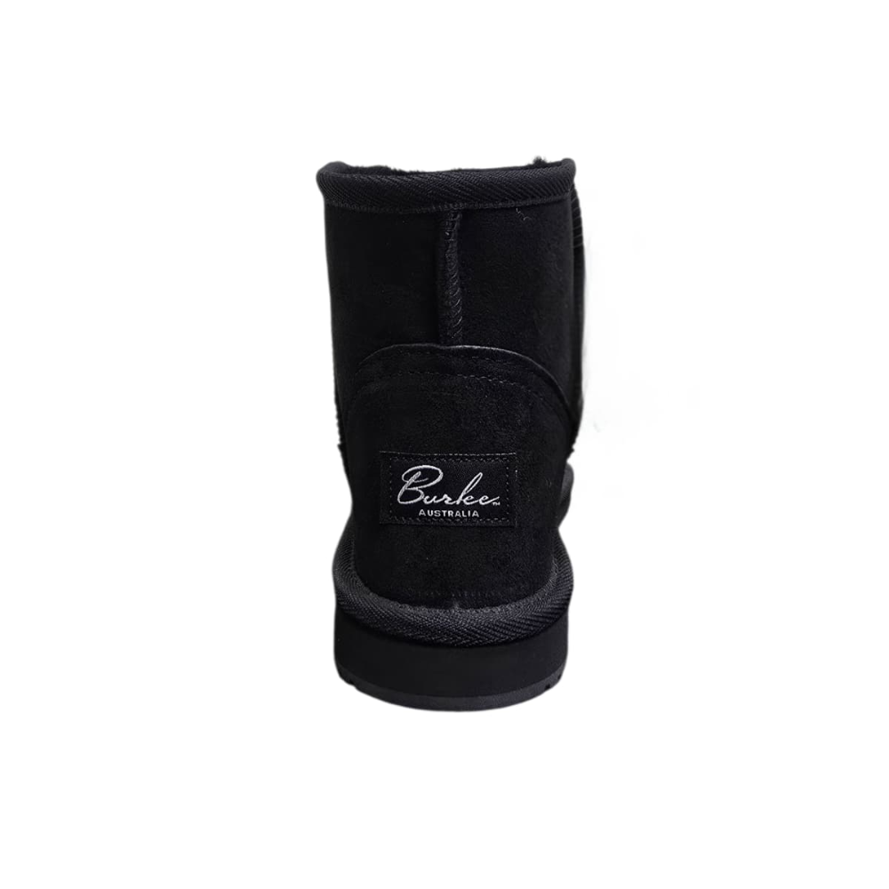 Burlee Australia Women's Classic Mini Sheepskin Boots - Black