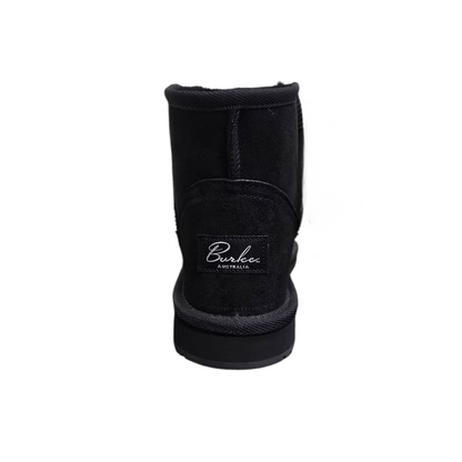 Burlee Australia Women's Classic Mini Sheepskin Boots - Black