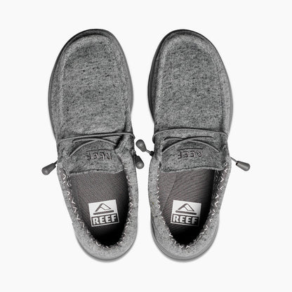 REEF Men's Cushion Coast Slip-On Shoe Light Gray – Lightweight Comfort with Memory Foam