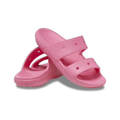 Crocs Classic Sandals Unisex Adult Hyper Pink Lightweight Slip On