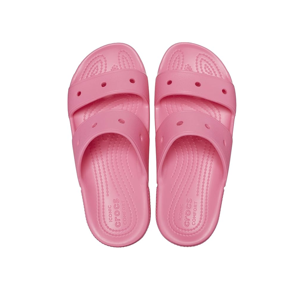 Crocs Classic Sandals Unisex Adult Hyper Pink Lightweight Slip On
