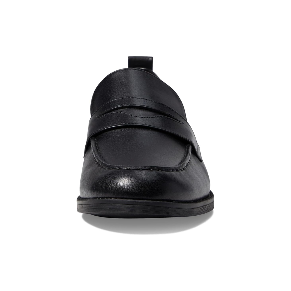 Cole Haan Women's Stassi Penny Loafer Leather Shoes - Black