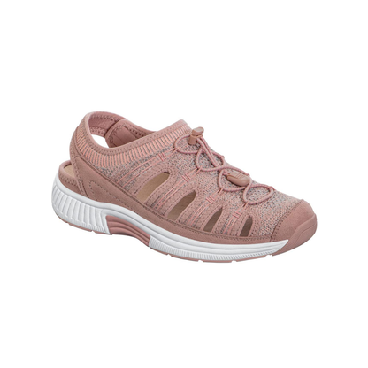 Orthofeet Laguna Women's Adjustable Stretch No Tie Sandal Peach