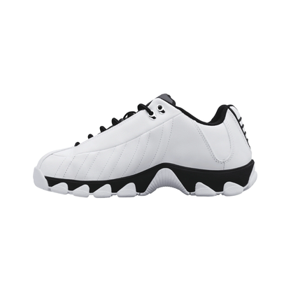 K-Swiss ST329 CMF Men's  Leather Shoes - Wide  White Black 03426-102