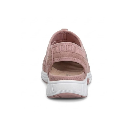 Orthofeet Laguna Women's Adjustable Stretch No Tie Sandal Peach