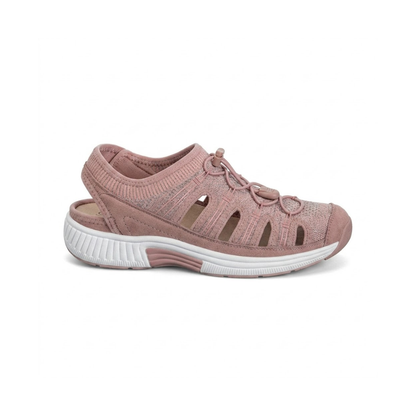 Orthofeet Laguna Women's Adjustable Stretch No Tie Sandal Peach