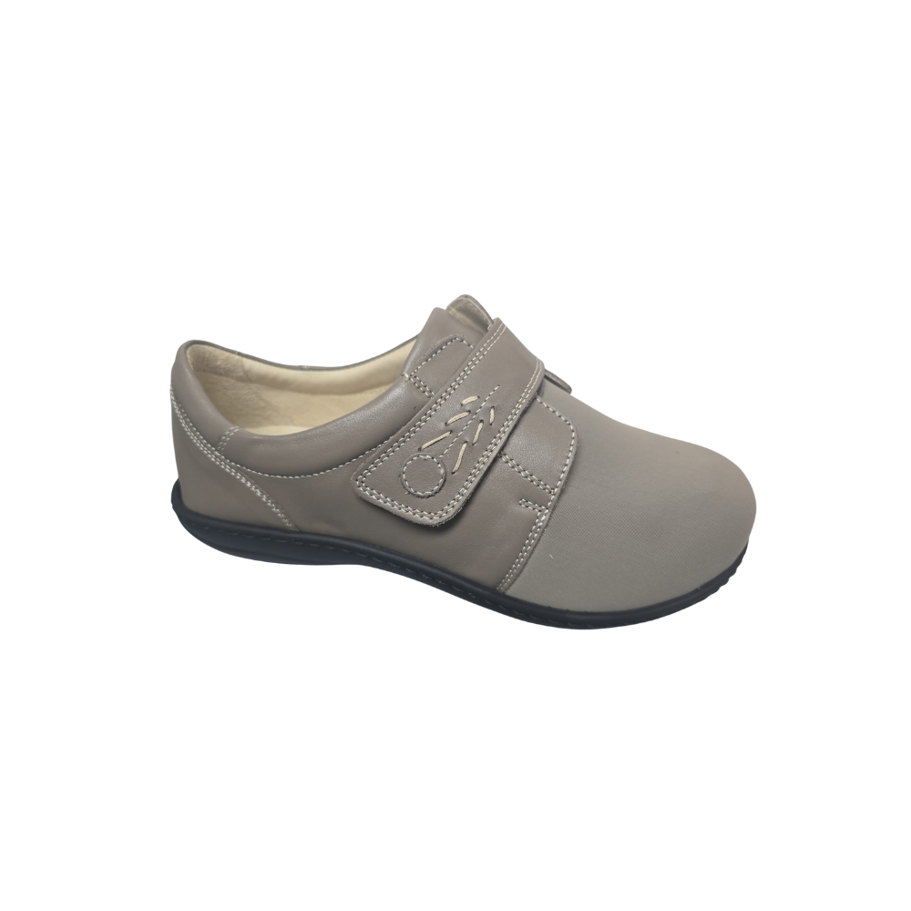 David Tate Evita Women's Micro Leather Slip-On Shoes - Taupe